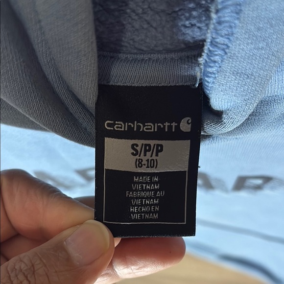 Carhartt Light Blue Hoodie - Picture 2 of 4